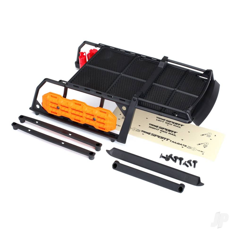 Traxxas Expedition rack, complete (includes traction boards, shovel, axe, jack, fire extinguisher, fuel cans, & mounting hardware) (fits #8111 or #8111R Body) TRX8120X