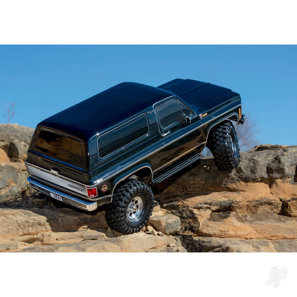 Traxxas TRX-4 1979 Chevrolet Blazer 1:10 4X4 Electric All-Terrain Crawler, Black (TRX82276-4-BLK)