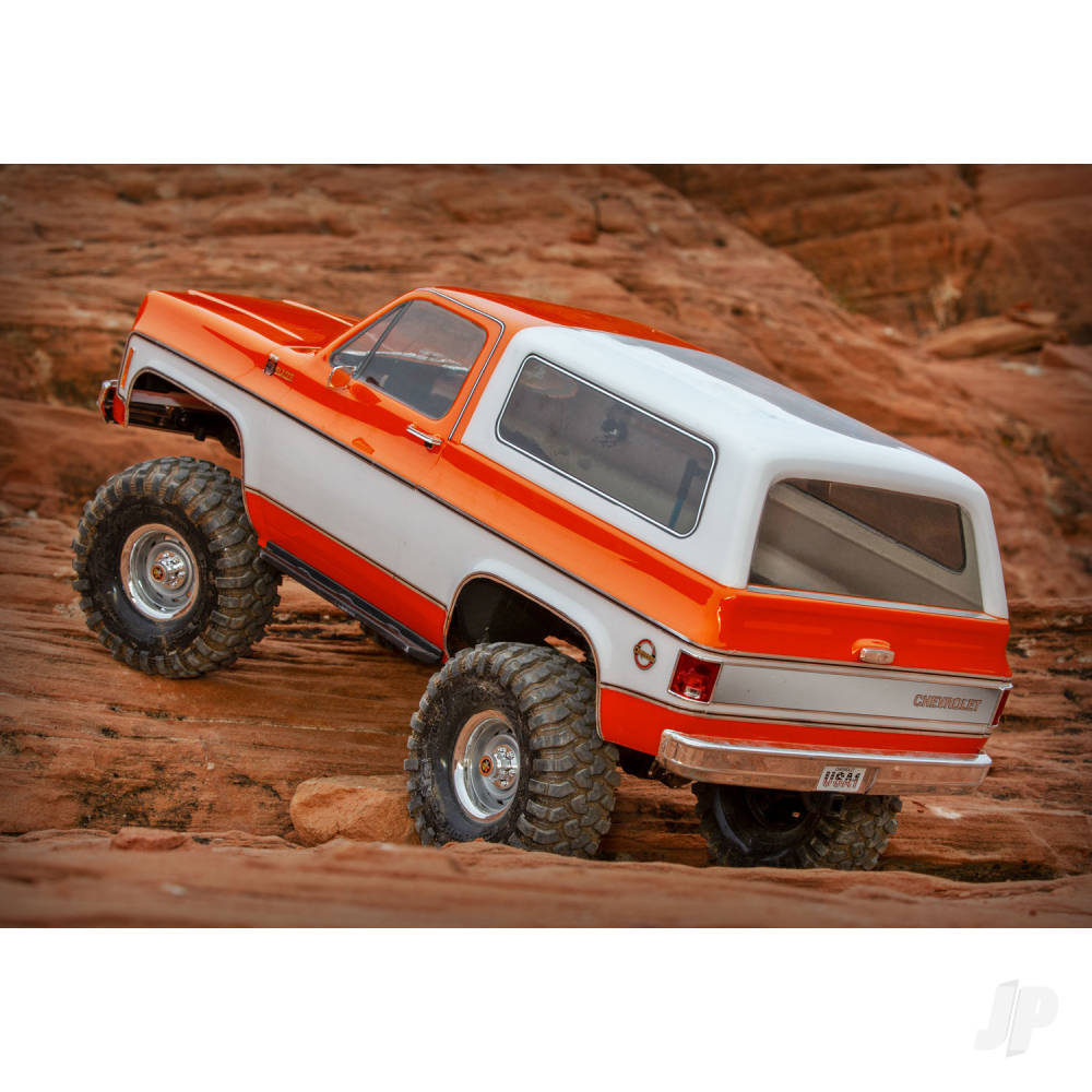 Traxxas TRX-4 1979 Chevrolet Blazer 1:10 4X4 Electric All-Terrain Crawler, Orange (TRX82276-4-ORNG)