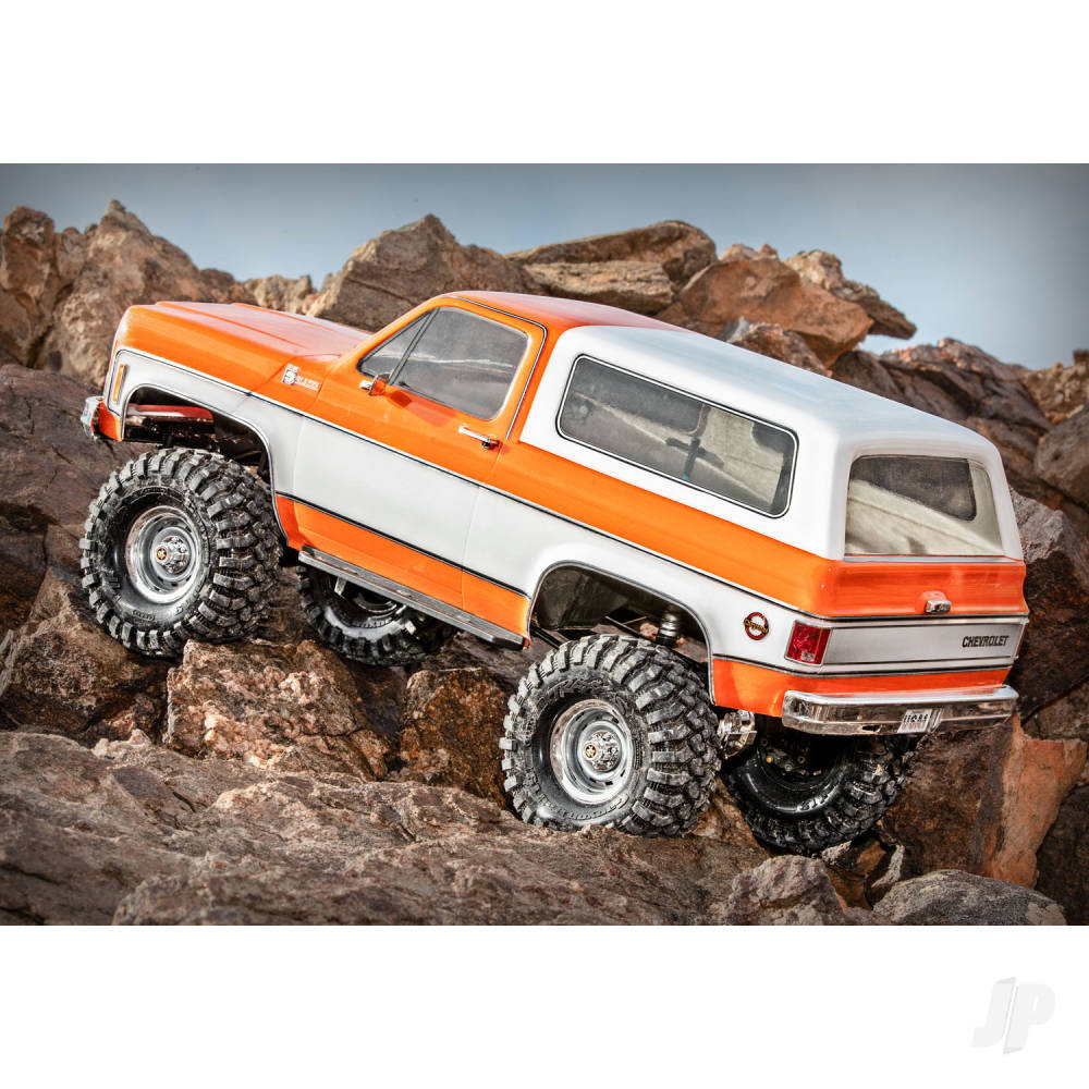 Traxxas TRX-4 1979 Chevrolet Blazer 1:10 4X4 Electric All-Terrain Crawler, Orange (TRX82276-4-ORNG)
