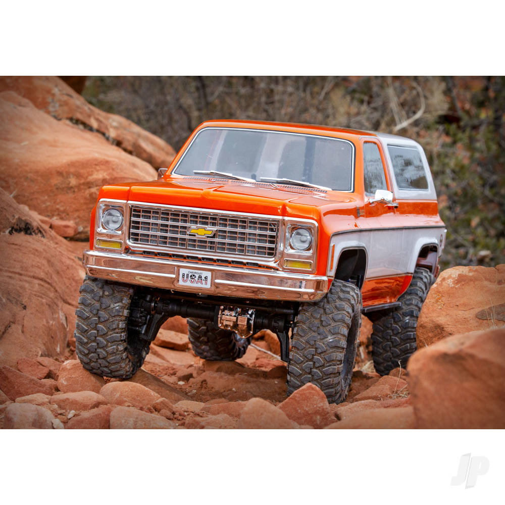 Traxxas TRX-4 1979 Chevrolet Blazer 1:10 4X4 Electric All-Terrain Crawler, Orange (TRX82276-4-ORNG)