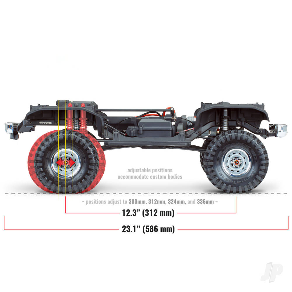 Traxxas TRX-4 1979 Chevrolet Blazer 1:10 4X4 Electric All-Terrain Crawler, Orange (TRX82276-4-ORNG)