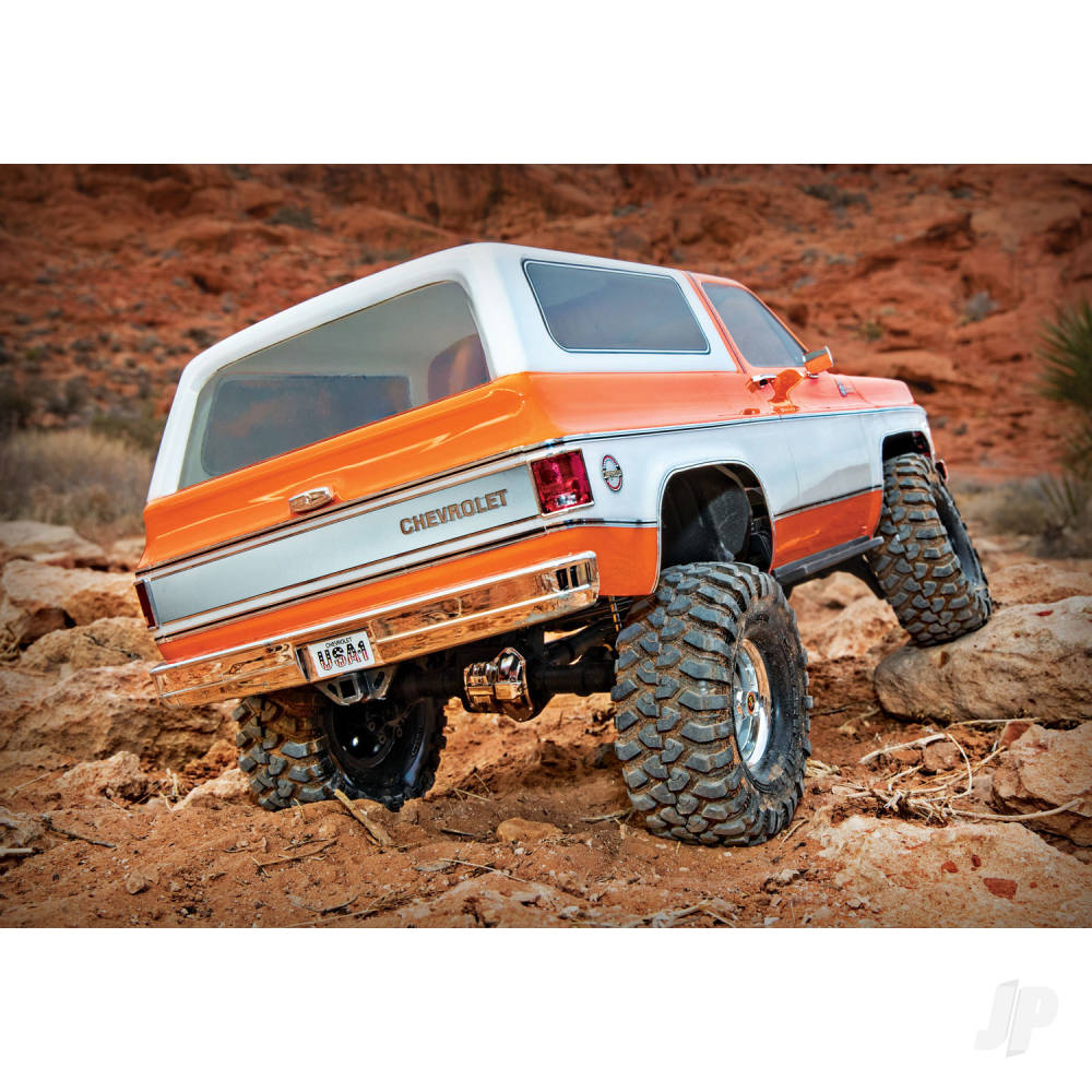 Traxxas TRX-4 1979 Chevrolet Blazer 1:10 4X4 Electric All-Terrain Crawler, Orange (TRX82276-4-ORNG)