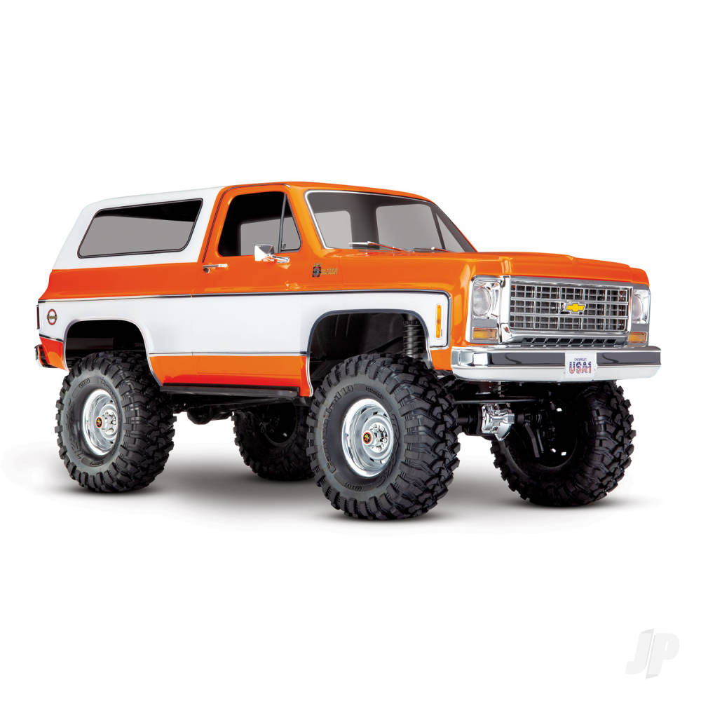 Traxxas TRX-4 1979 Chevrolet Blazer 1:10 4X4 Electric All-Terrain Crawler, Orange (TRX82276-4-ORNG)