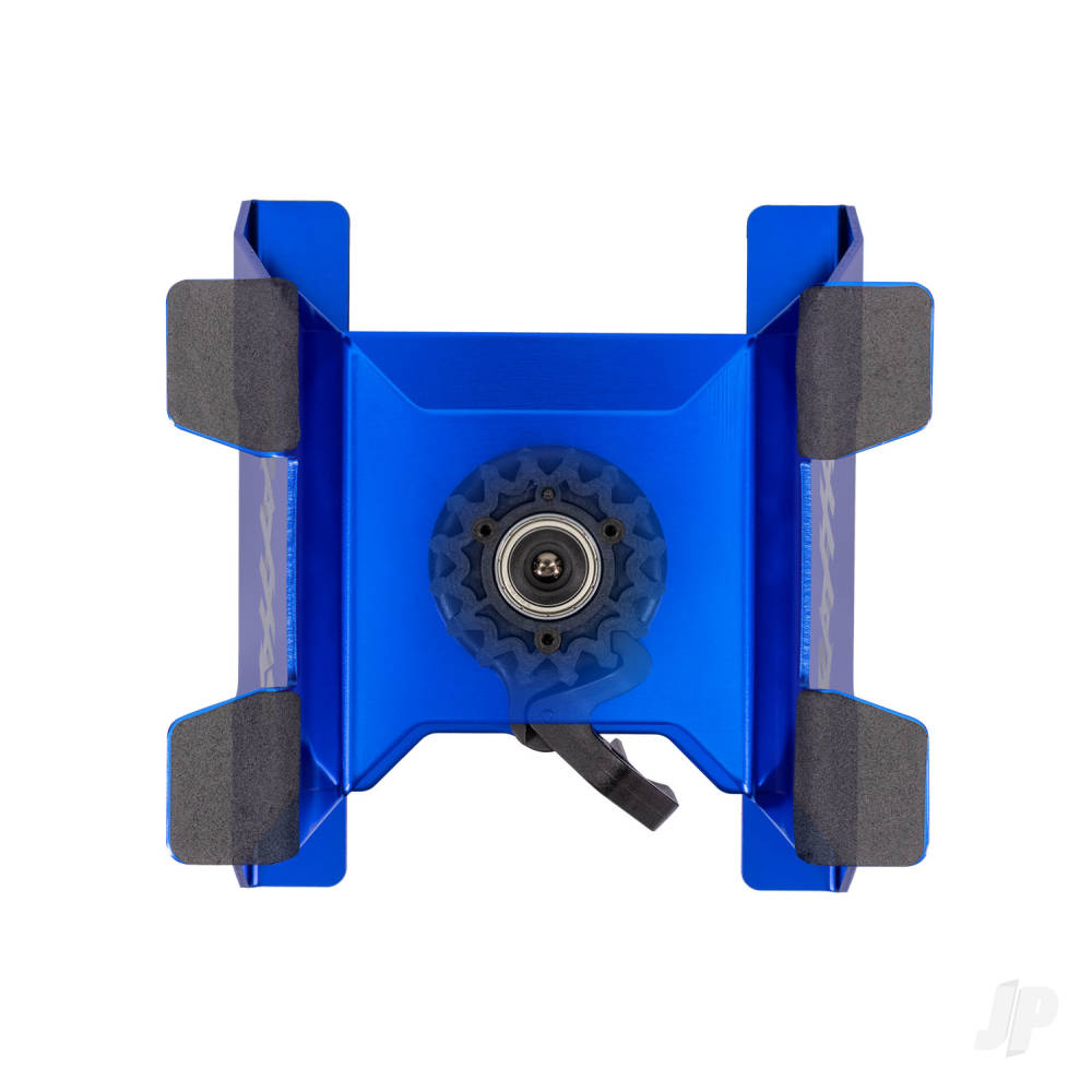 Traxxas 1:10 - 1:18 RC Car/Truck Aluminium Stand, Blue (for 1:10 - 1:18 ve - TRX8796-BLUE 6