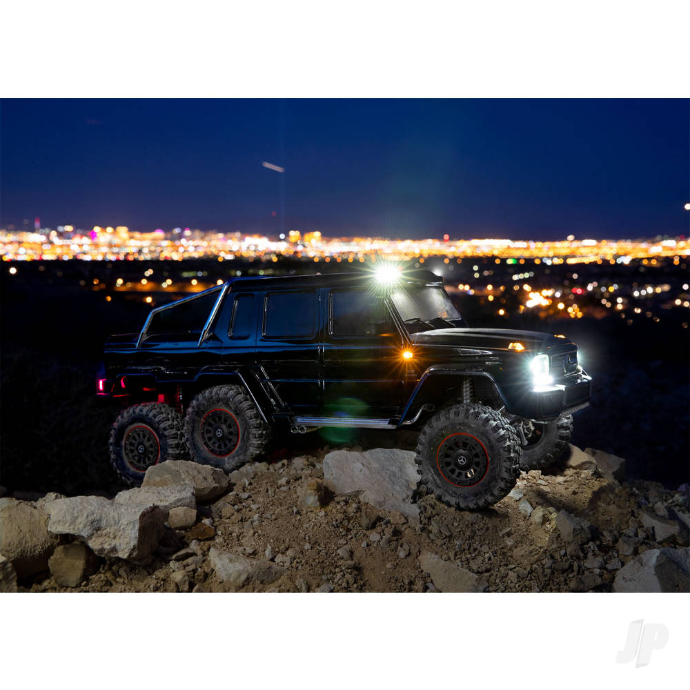 Traxxas TRX-6 Mercedes-Benz G 63 AMG XL-5 1:10 6X6 RTD Scale & Trail Crawler, Black (TRX88296-4-BLK)