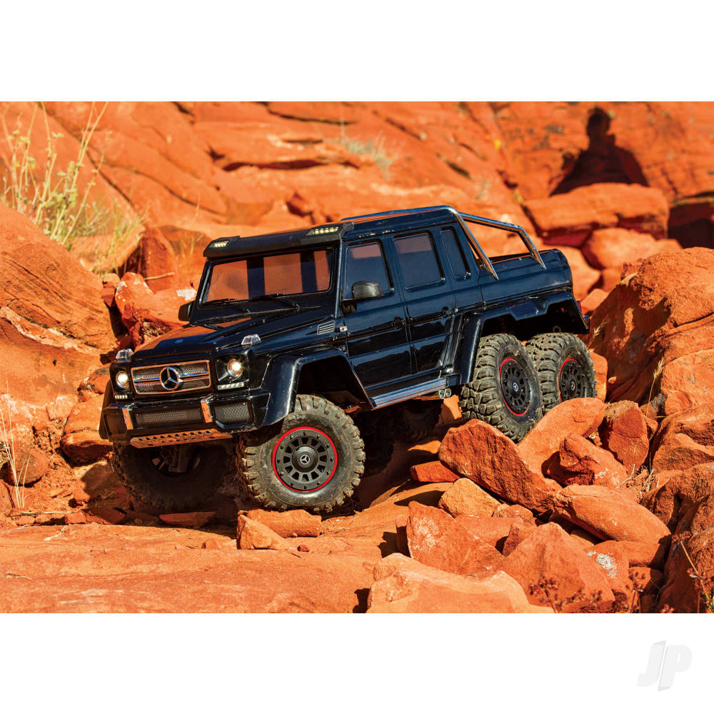 Traxxas TRX-6 Mercedes-Benz G 63 AMG XL-5 1:10 6X6 RTD Scale & Trail Crawler, Black (TRX88296-4-BLK)