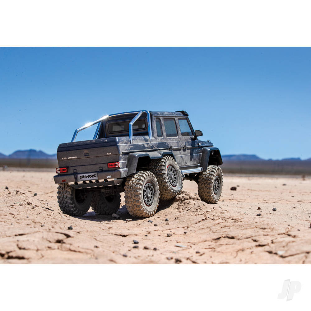 Traxxas TRX-6 Mercedes-Benz G 63 AMG XL-5 1:10 6X6 RTD Scale & Trail Crawler, Black (TRX88296-4-BLK)