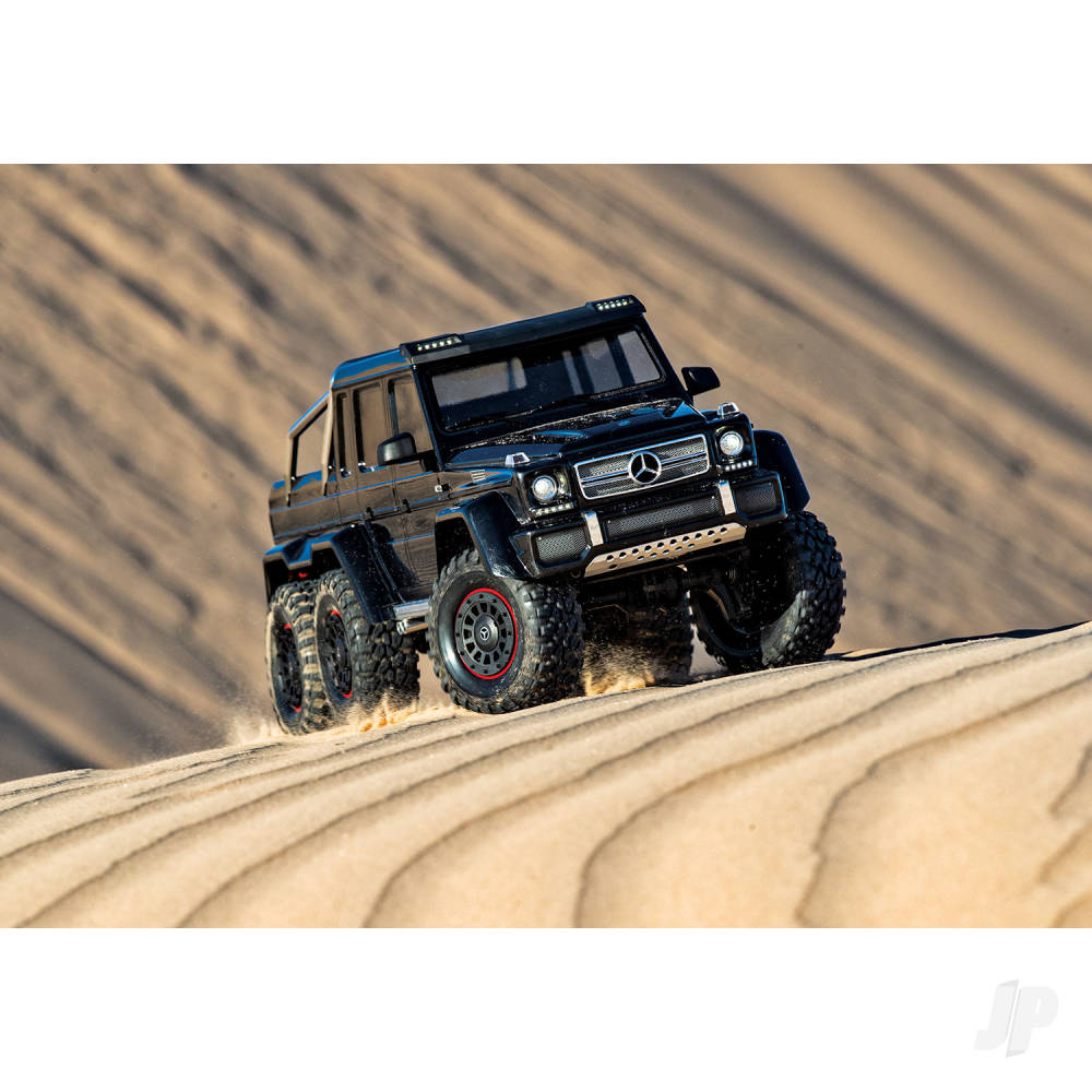 Traxxas TRX-6 Mercedes-Benz G 63 AMG XL-5 1:10 6X6 RTD Scale & Trail Crawler, Black (TRX88296-4-BLK)