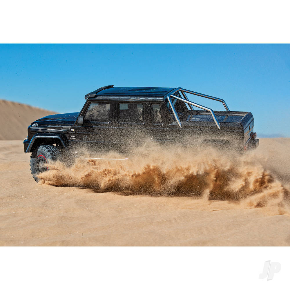 Traxxas TRX-6 Mercedes-Benz G 63 AMG XL-5 1:10 6X6 RTD Scale & Trail Crawler, Black (TRX88296-4-BLK)