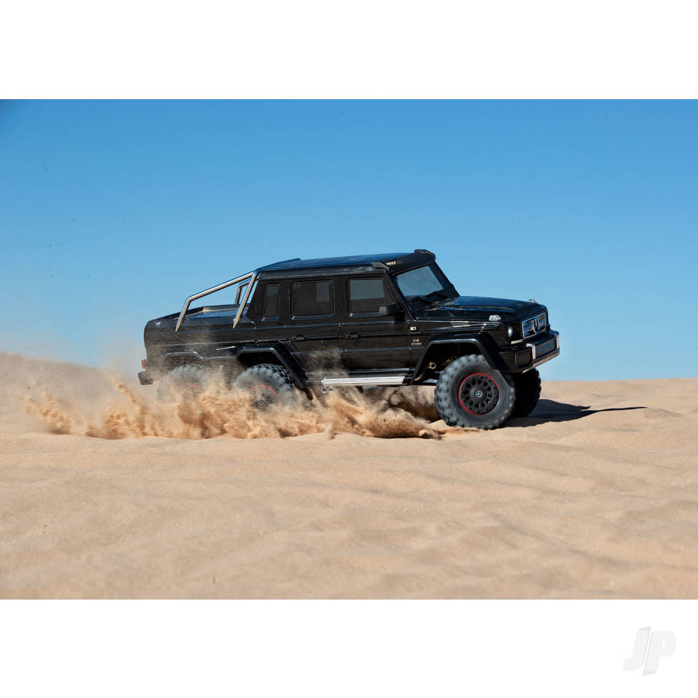 Traxxas TRX-6 Mercedes-Benz G 63 AMG XL-5 1:10 6X6 RTD Scale & Trail Crawler, Black (TRX88296-4-BLK)
