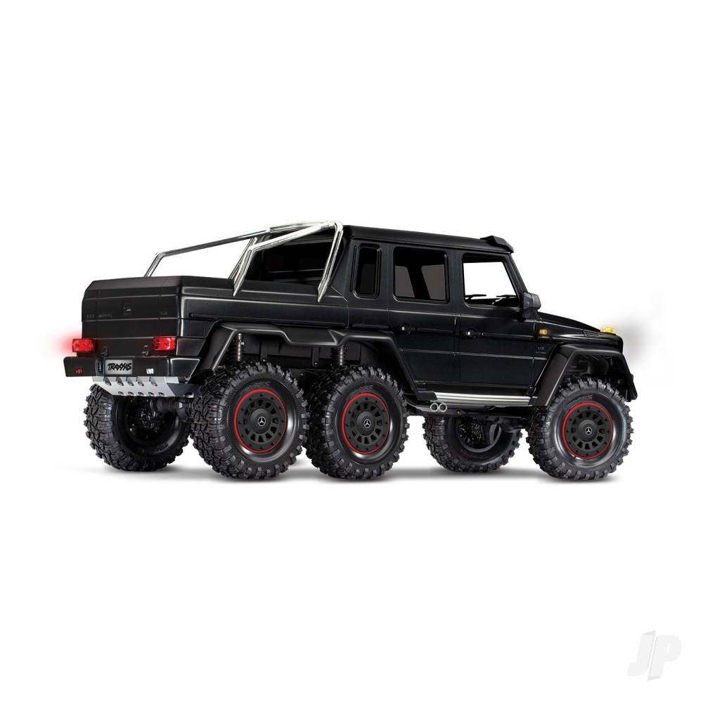 Traxxas TRX-6 Mercedes-Benz G 63 AMG XL-5 1:10 6X6 RTD Scale & Trail Crawler, Black (TRX88296-4-BLK)
