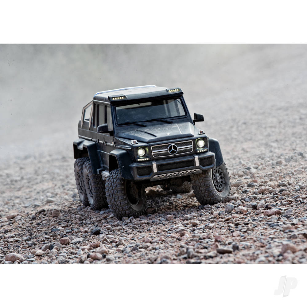 Traxxas TRX-6 Mercedes-Benz G 63 AMG XL-5 1:10 6X6 RTD Scale & Trail Crawler, Black (TRX88296-4-BLK)