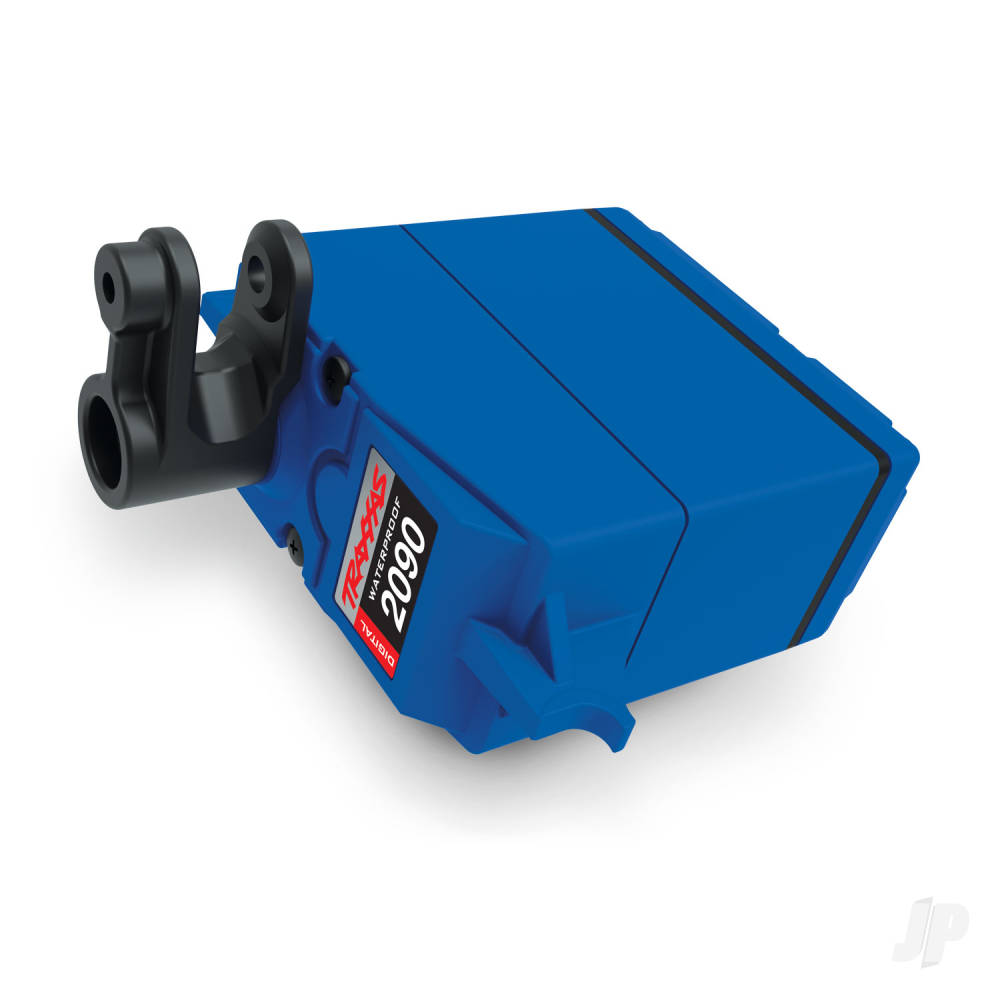 Traxxas Green Maxx monster truck 1:10 4X4 Brushless Electric RTR receiver box assembly in blue color