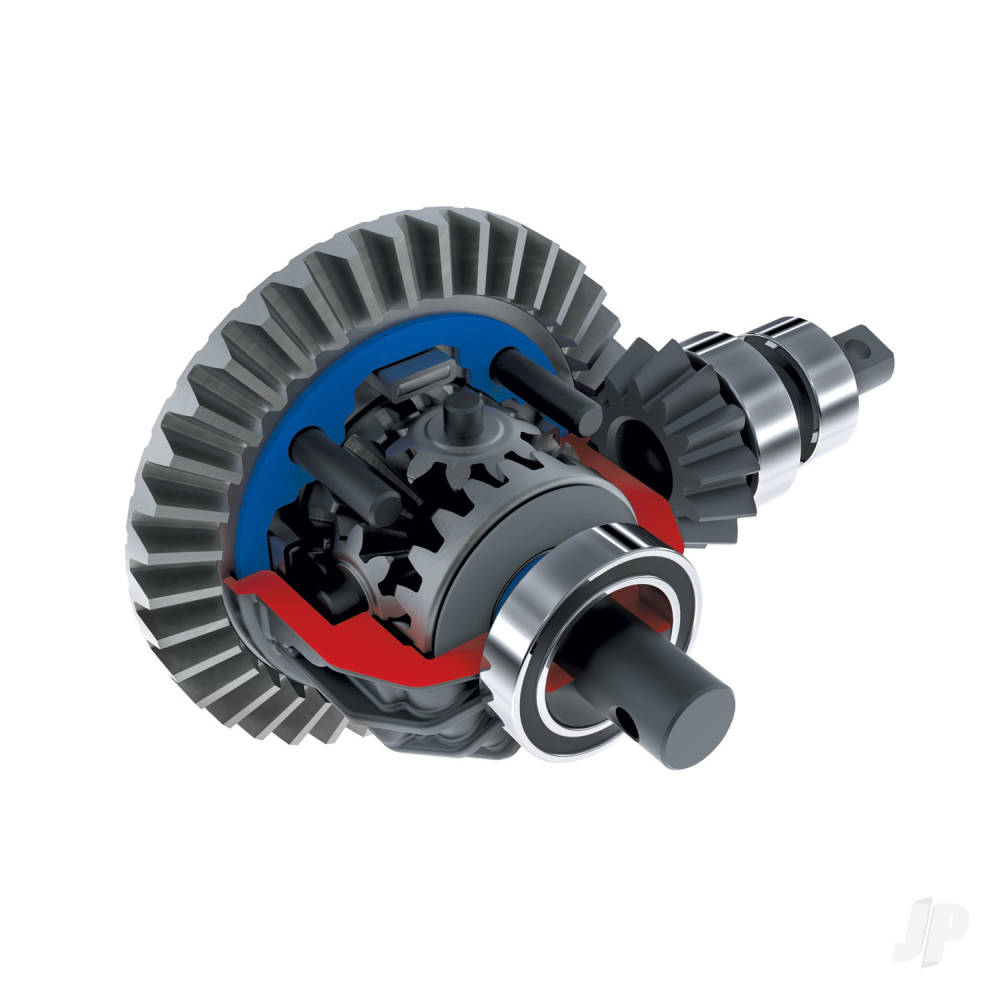 Traxxas Green Maxx monster truck gear assembly showing internal components and gear mechanism detail