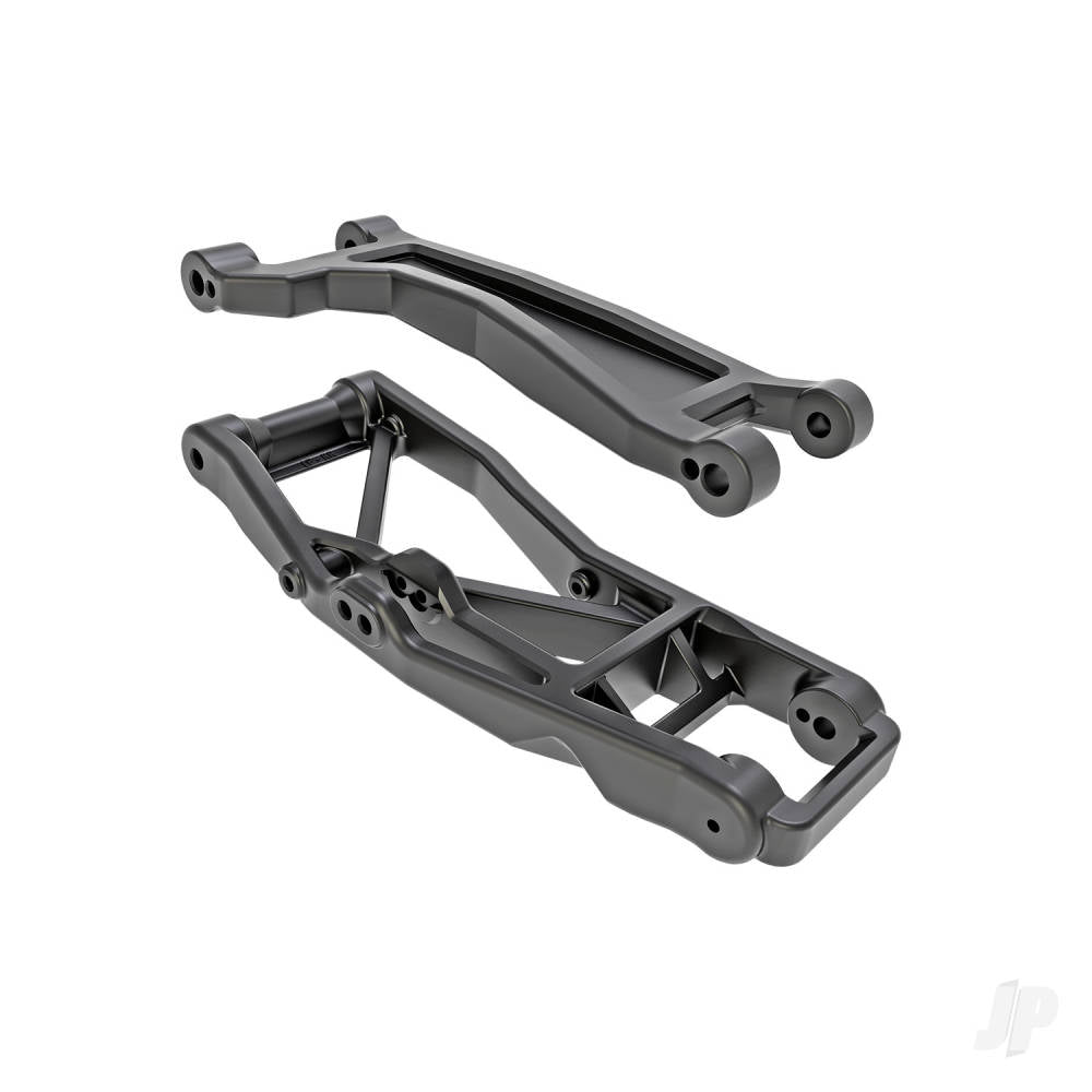 Traxxas Green Maxx monster truck replacement chassis parts in black for enhanced durability and performance.