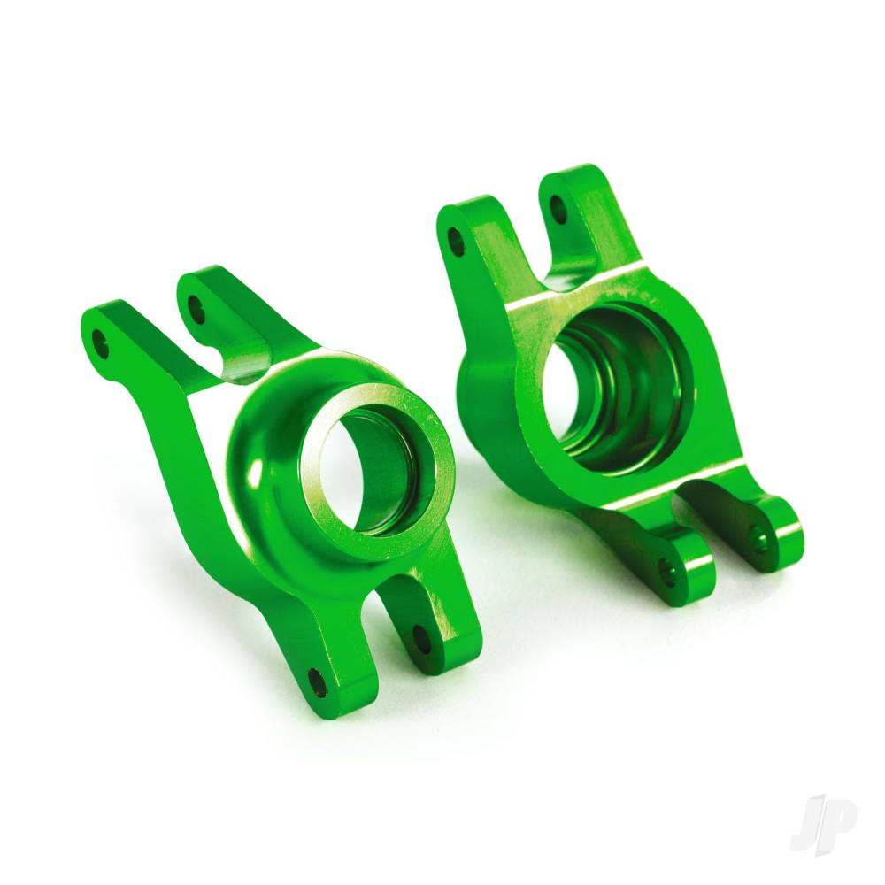 Traxxas Carriers, stub axle (Green-anodised 6061-T6 aluminium) (Rear) (2 pcs) TRX8952G