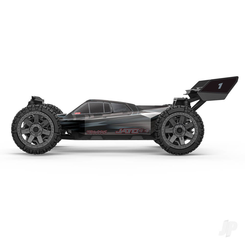 Jato 4X4 BL-2S 1:8 4WD RTR Racing Buggy, Black (+ TQ 2-ch, BL-2S, 3300kV, Clipless Body)