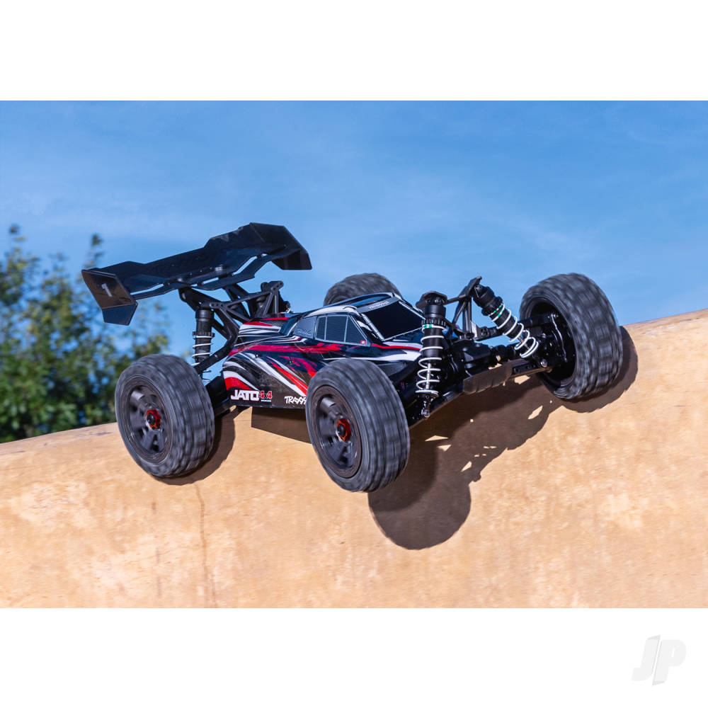 Jato 4X4 BL-2S 1:8 4WD RTR Racing Buggy, Black (+ TQ 2-ch, BL-2S, 3300kV, Clipless Body)