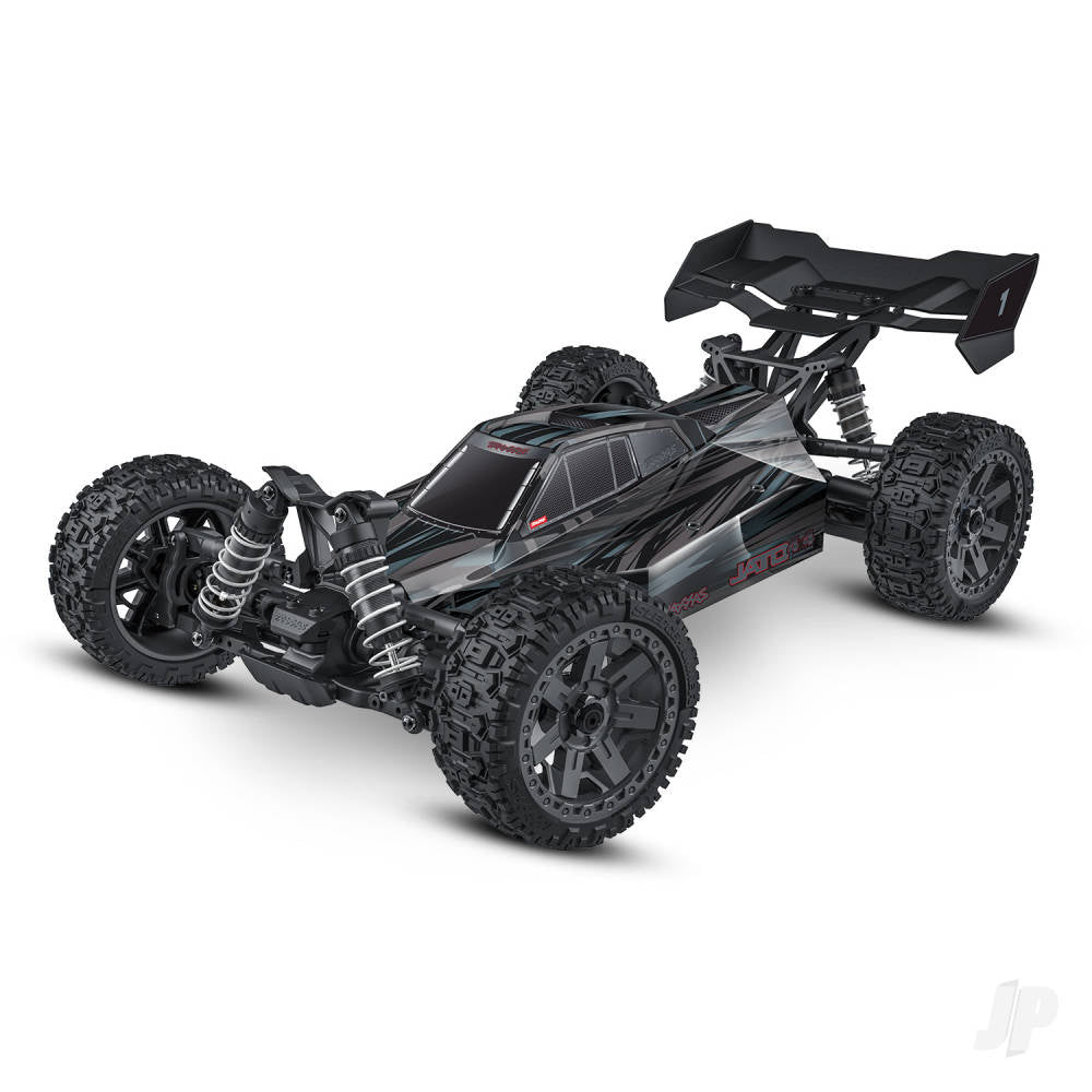 Jato 4X4 BL-2S 1:8 4WD RTR Racing Buggy, Black (+ TQ 2-ch, BL-2S, 3300kV, Clipless Body)