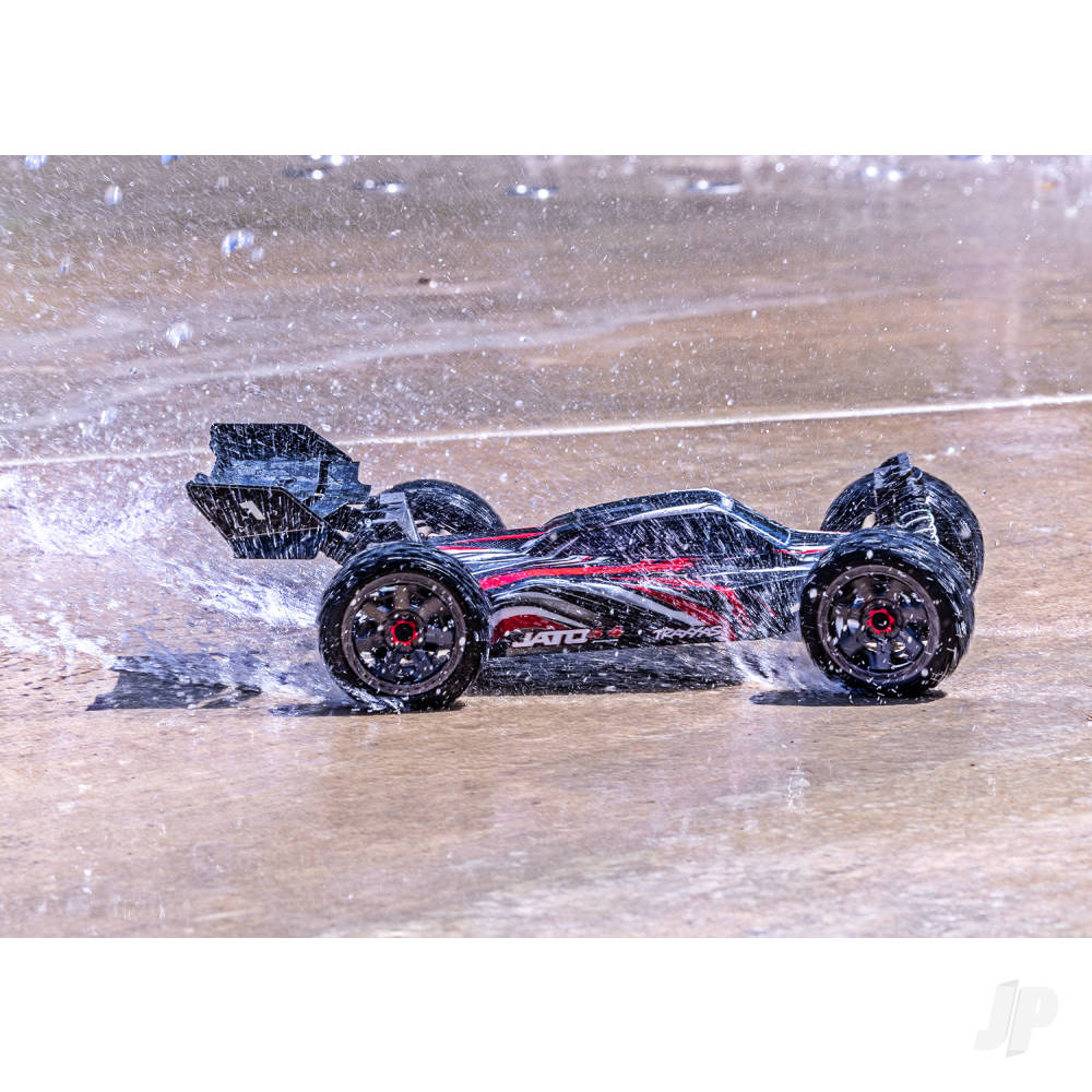 Jato 4X4 BL-2S 1:8 4WD RTR Racing Buggy, Black (+ TQ 2-ch, BL-2S, 3300kV, Clipless Body)