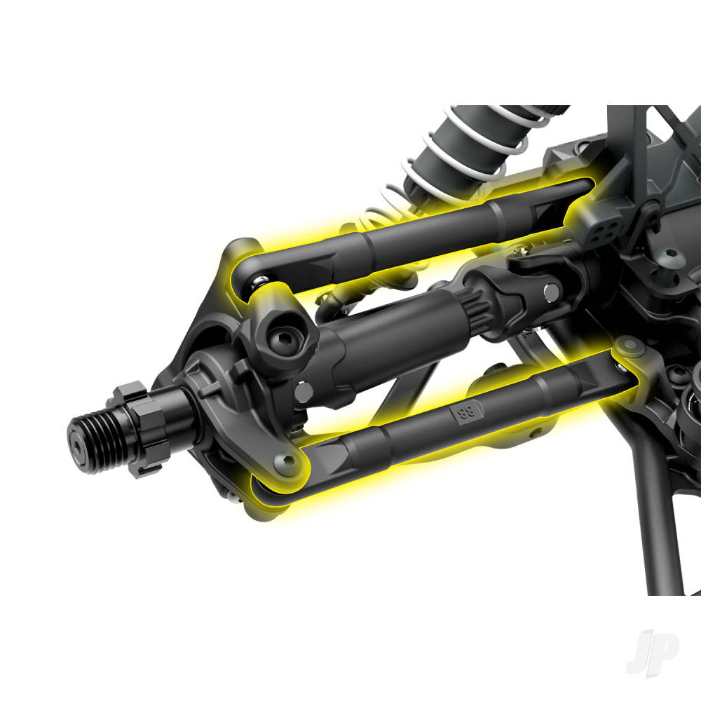 Jato 4X4 BL-2S 1:8 4WD RTR Racing Buggy, Black (+ TQ 2-ch, BL-2S, 3300kV, Clipless Body)