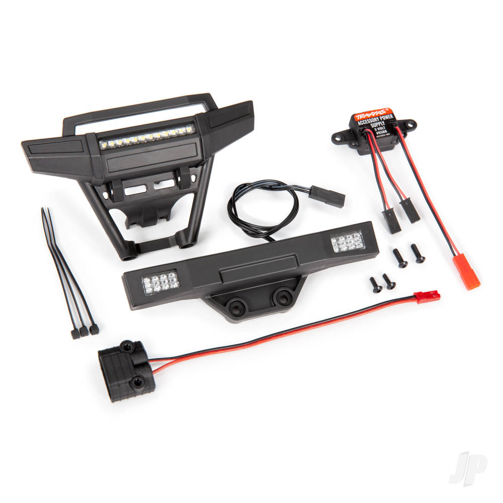 Traxxas LED light set, complete (includes front and rear bumpers with LED - TRX9095 1