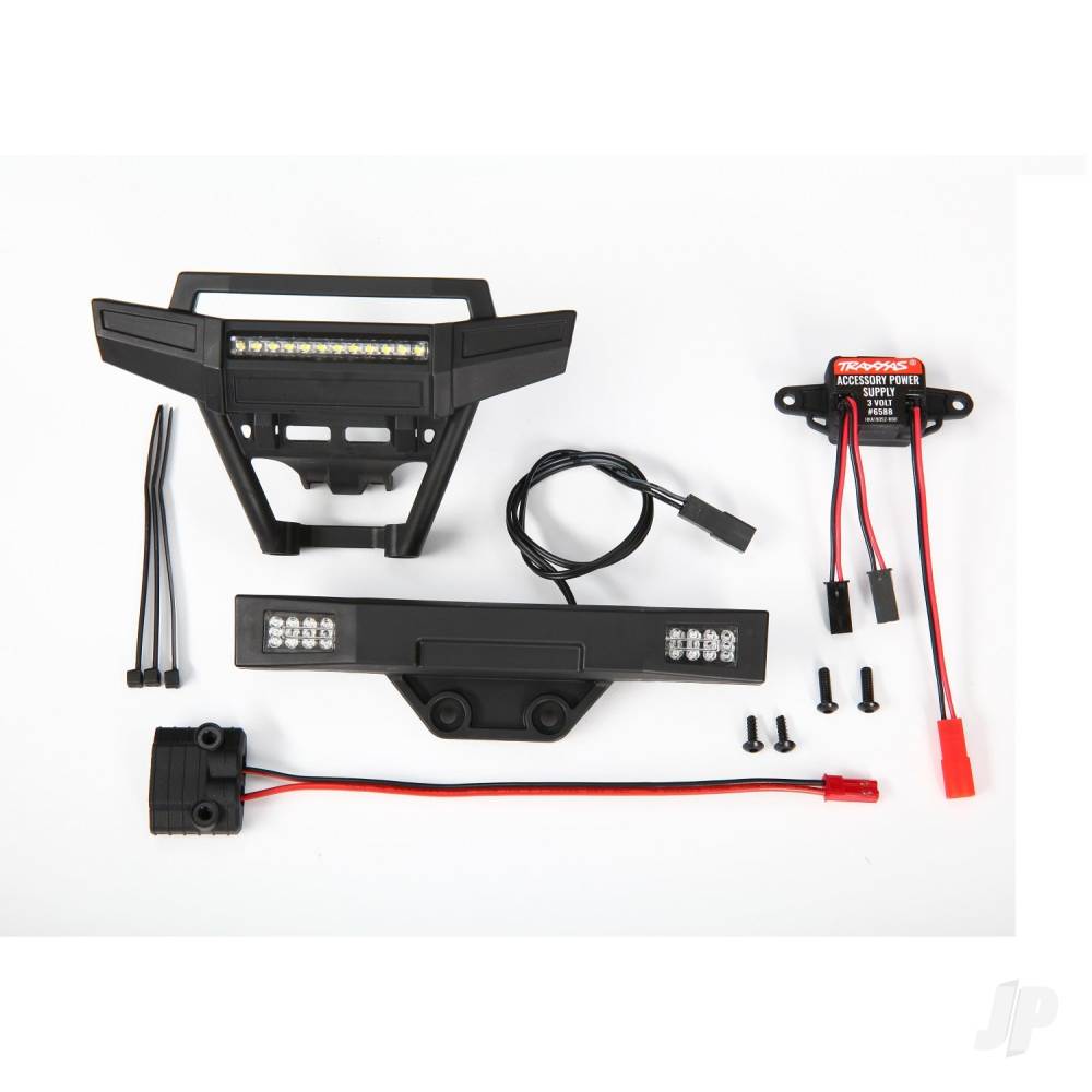 Traxxas LED light set, complete (includes front and rear bumpers with LED - TRX9095 Main