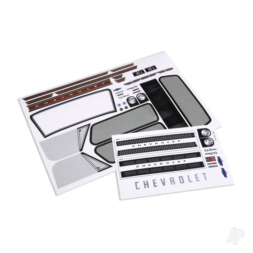 Traxxas Decal sheets, Chevrolet Blazer (1969 -1972) TRX9113