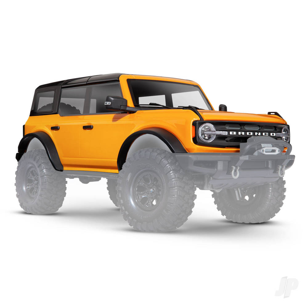 Traxxas Body, Ford Bronco (2021), complete, orange (painted) (includes gri - TRX9211X Main