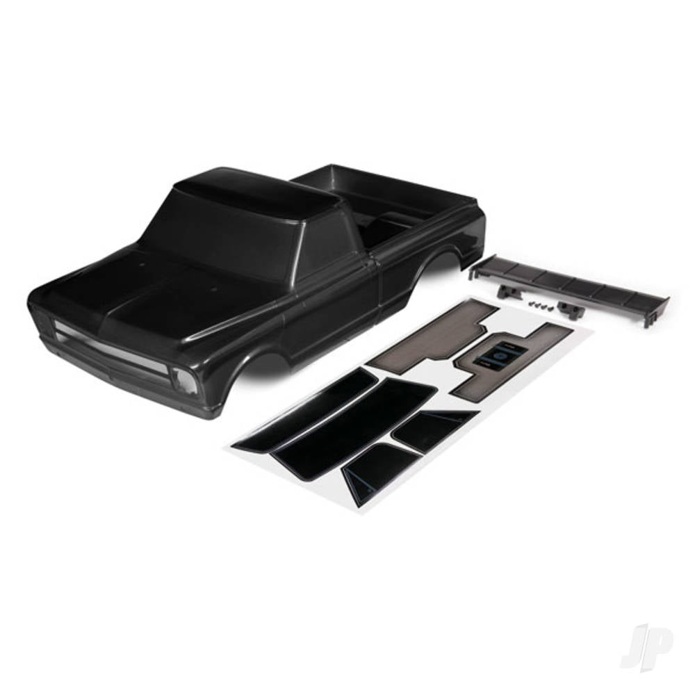 Traxxas Body, Chevrolet C10 (black) (includes wing & decals) TRX9411A - RC Bodies & Accessories