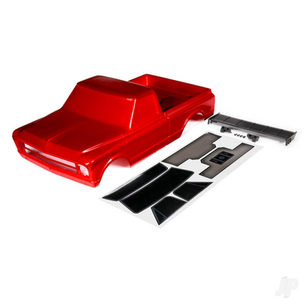 Traxxas Body, Chevrolet C10 (red) (includes wing & decals) TRX9411R - RC Bodies & Accessories