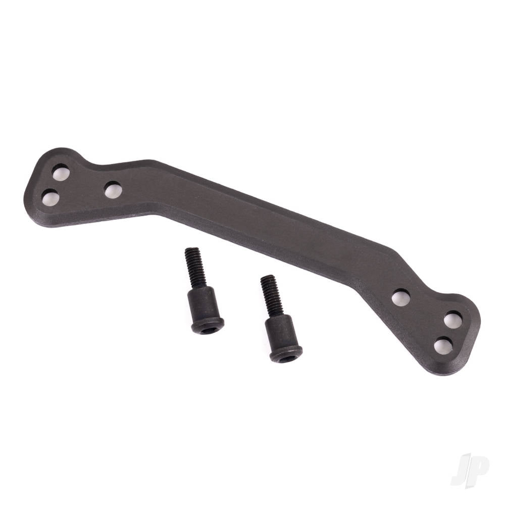 Traxxas Drag link, steering, 6061-T6 aluminium (dark titanium-anodised)/ 3x14mm SS (2) TRX9546A