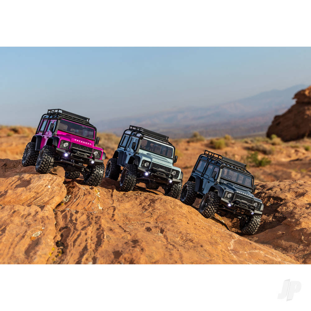 Traxxas TRX-4M Land Rover Defender 1:18 4WD Electric Trail Crawler, Pink