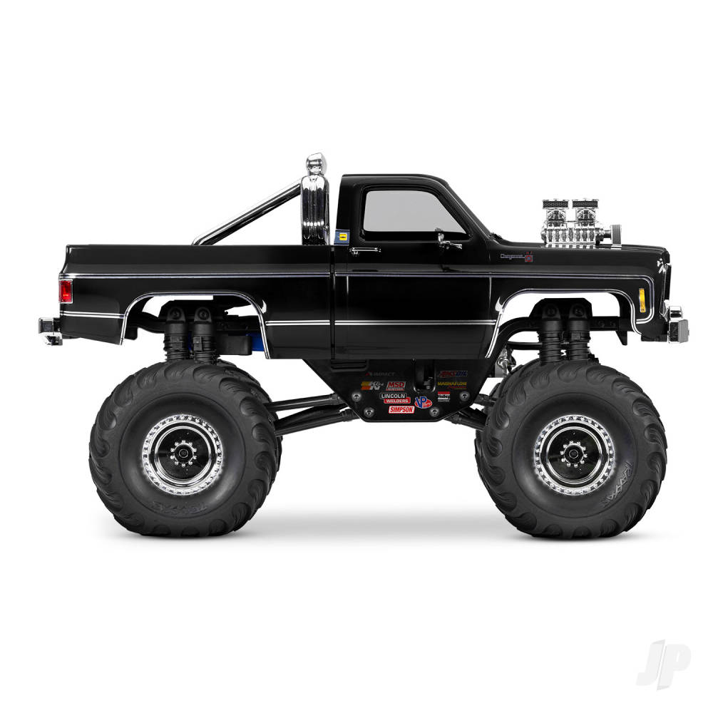 Traxxas TRX-4MT Chevrolet K10 1:18 4WD Electric Monster Truck, Red (+ TQ, - TRX98064-1-BLK 1