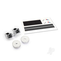 Traxxas Engine detail, 1:18 TRX-4MT Bigfoot No. 1/ trimming template (for #9812 body) TRX9857