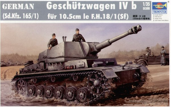 Trumpeter German Army GwIVb Geschützwagen leFH18/1 Prototype Self-Propelled Gun PKTM00374