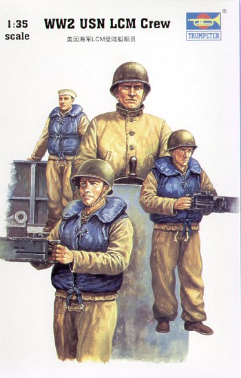 Trumpeter 1:35 - Figures USN LCM WWII Crew