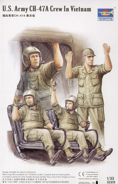 Trumpeter 1:35 - US Army CH-47D Chinook Crew Vietnam