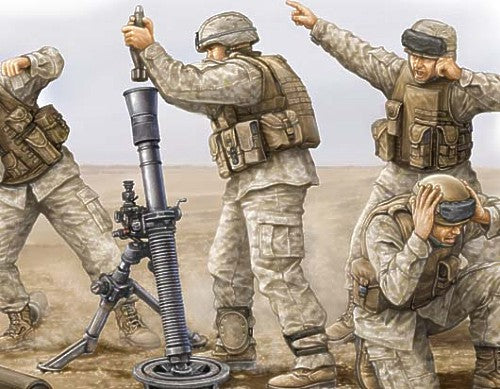 Trumpeter 1:35 - USMC M252 Mortar Crew