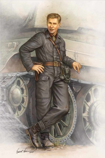 WWII Soviet Army 1942 Tank Crew Figure