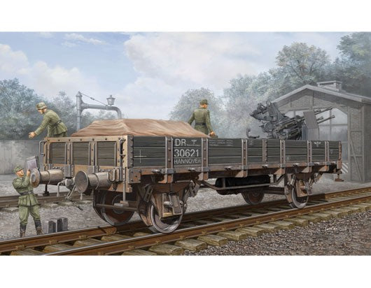 Trumpeter German Railway Gondola Car (Low Sides) PKTM01518