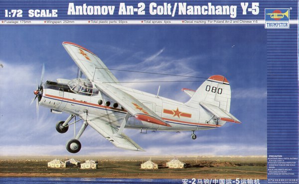 Trumpeter 1:72 - Antonov An-2 Colt/Nanchang Y-5