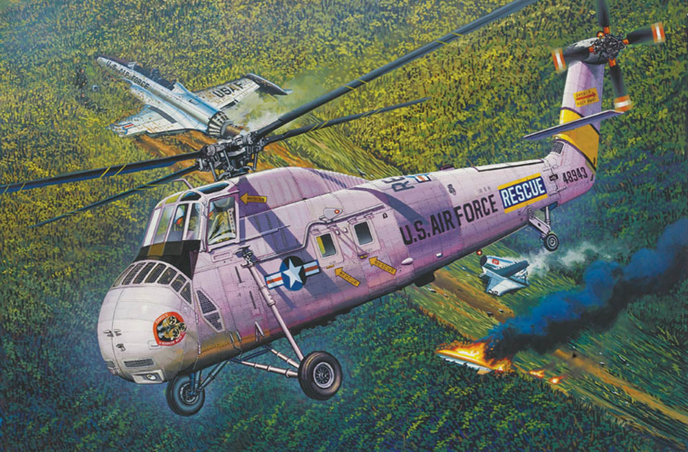 Trumpeter 1:48 - HH-34J USAF Combat Rescue (Re-Edition)