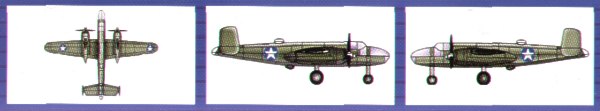 Trumpeter 1:700 - B-25 Mitchell