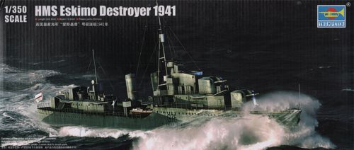 Trumpeter British Royal Navy HMS Eskimo Destroyer 1941 Destroyer Ship PKTM05331