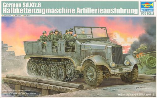 Trumpeter 1:35 - Sd.Kfz.6 5ton Half Track Artillery