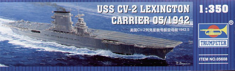 Trumpeter USS Lexington CV-2- TU05608 - Ship & Boat Kits