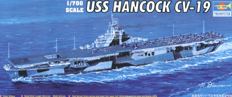 Trumpeter 1:700 - USS Hancock Aircraft Carrier CV-19