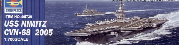 Trumpeter 1:700 - USS Nimitz Aircraft Carrier CVN-68 (2005)